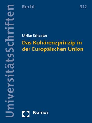 cover image of Das Kohärenzprinzip in der Europäischen Union
